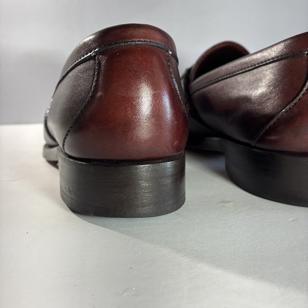 Allen Edmonds Enfield Kiltie Tassel Moc Toe Leather Loafer Mahogany Sz 8.5C - Picture 7 of 13